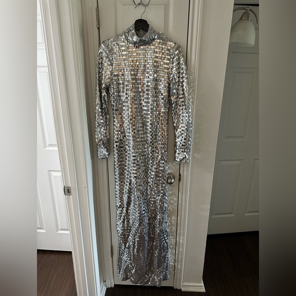 SIMON MILLER Sequin Sculpty Dress - Picture 3 of 7